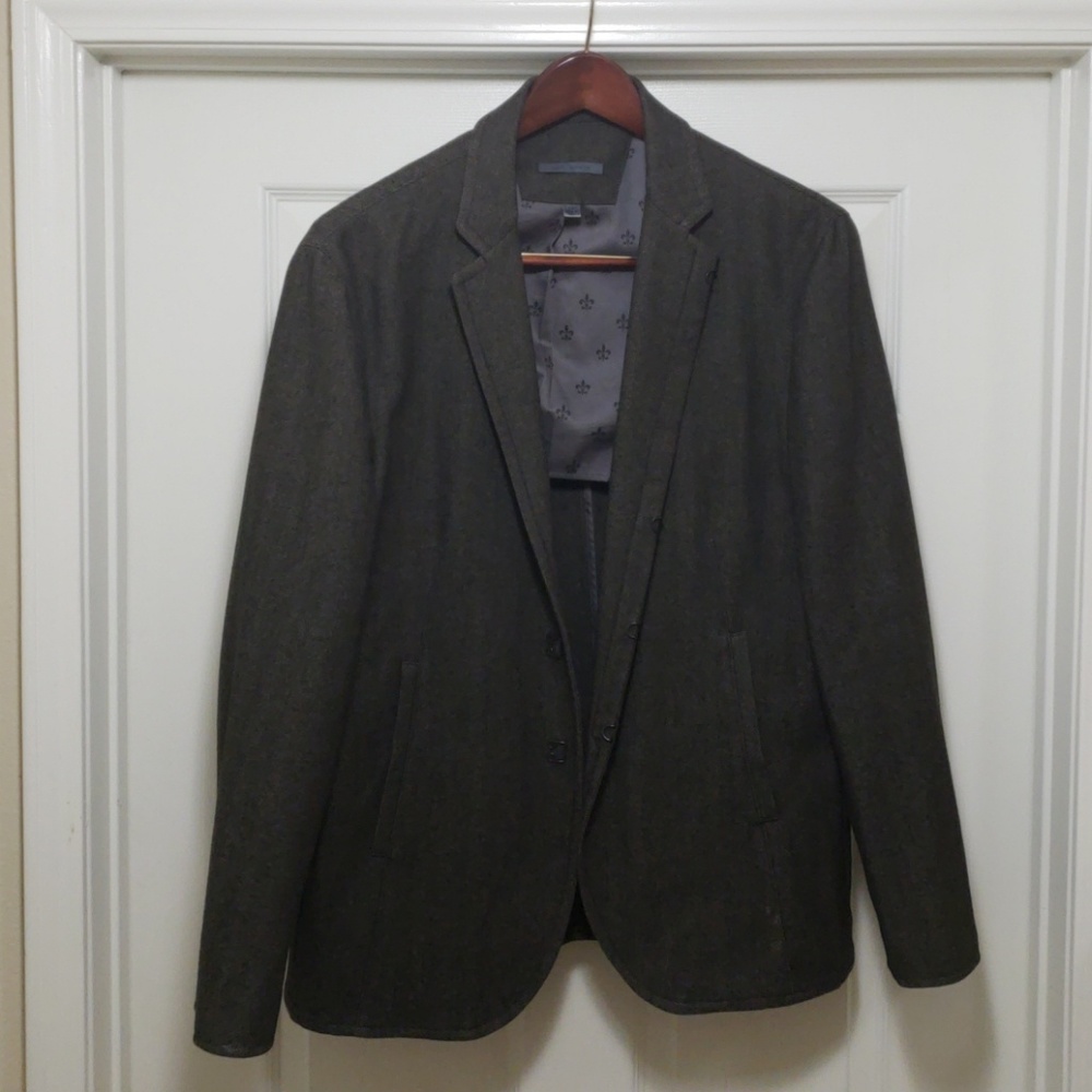 John varvatos hook and loop convertible jacket